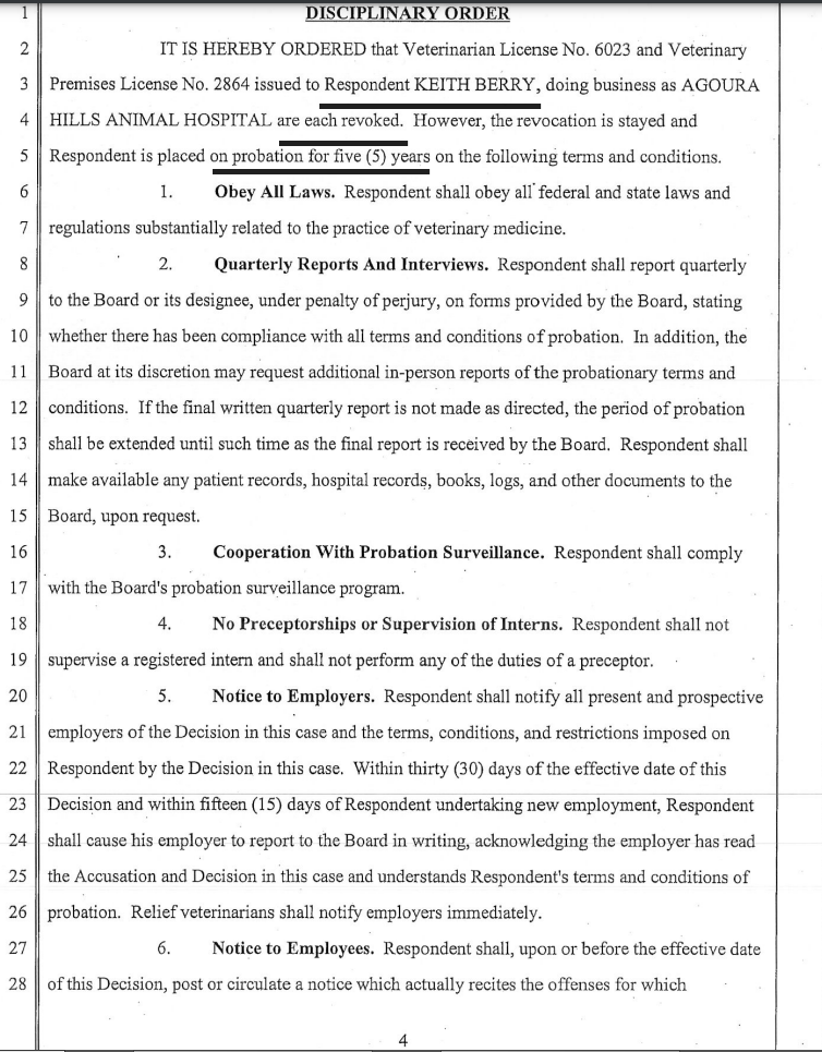 dvm keith berry, vmb,